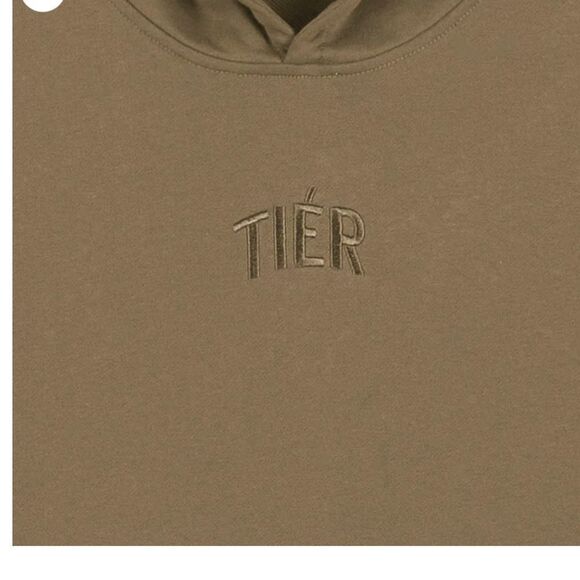 TIER‎ TAUPE HOODIE XS HOODIE NEW IN PACKAGING - Picture 3 of 7